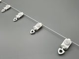 Wave Metal Corded Curtain Track - Complete Kit Curtain Tracks - Heavy Duty