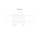 Handcrafted 40mm Pole Metal Centre Bracket