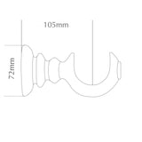Handcrafted, Florentine 48mm, Bracket