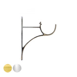 Handcrafted Grande 63mm Pole Metal End Bracket