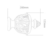 Handcrafted Grande 63mm Pole Acanthus Finial