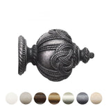 Handcrafted Grande 63mm Pole Rope Finial