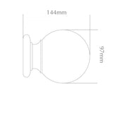 Handcrafted Grande 63mm Pole Ball Finial