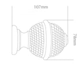 Handcrafted, Seychelles 40mm, Woven RopeFinial