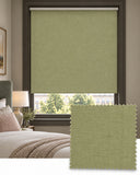 Linen Pistachio Roller Blind, Made to Measure