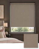 Colourtex Almond Blackout Roller Blind, Made to Measure