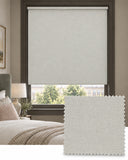 Primary Alabaster Blackout Roller Blind, Made to Measure