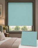 Carnival Aqua Blackout Roller Blind, Made to Measure
