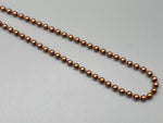Endless Loop Antique Coppered Chain No.10 (4.5mm Bead Diameter) - Various Drops
