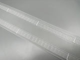 Curtain Wave Tape - S Wave Curtain 75mm Wide Tapes - Translucent - 50meter