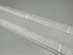 Curtain Wave Tape - S Wave Curtain 75mm Wide Tapes - Translucent - 25meter
