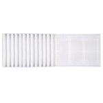 Loop Back Pencil Tape 75mm - White - 50 meter