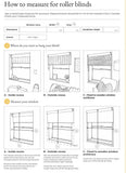 Topaz Denim Fabric Roller Blind - Made to Measure