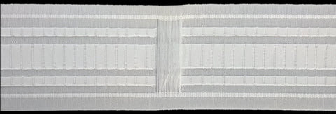 Multifunction Curtains Heading Tape Pencil Pleated Tape Rod (3") 75mm,Header Tape - 50meter