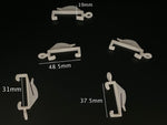 Integra Decorail Compatible Gliders - Pack of 20-Curtains Supplies Direct