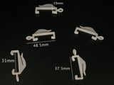 Integra Decorail Compatible Gliders - Pack of 20-Curtains Supplies Direct