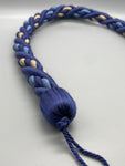Pair of Indigo Twisted Contemporary Tie Backs - by Jones® - Pair - Curtains Supplies Direct
