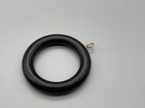 Wooden Curtain Rod Rings - With Eyelet Screw - Different Colours - Pack of 6-Curtains Supplies Direct