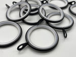 Silent Metal Pole Rings - Fit Poles Upto ø 30mm Diameter - Pack of 10-Curtains Supplies Direct