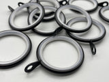 Silent Metal Pole Rings - Fit Poles Upto ø 30mm Diameter - Pack of 10-Curtains Supplies Direct