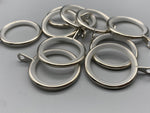 Silent Metal Pole Rings - Fit Poles Upto ø 30mm Diameter - Pack of 10-Curtains Supplies Direct