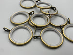 Silent Metal Pole Rings - Fit Poles Upto ø 30mm Diameter - Pack of 10-Curtains Supplies Direct