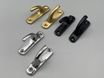 2x Contemporary Curtain Hold Back Hooks - Different Colours Gold/Black/Chrome - Pack of 2-Curtains Supplies Direct
