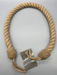 Pair of Jute Twisted Contemporary Tie Backs - by Jones® - Pair - Curtains Supplies Direct