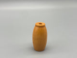 Barrel Shaped Acorns - Real Natural Wood - Cherry - Pack of 3