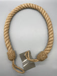 Pair of Jute Twisted Contemporary Tie Backs - by Jones® - Pair - Curtains Supplies Direct