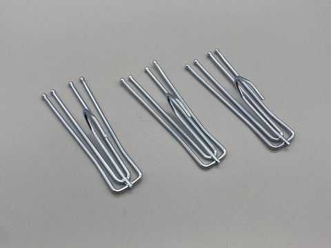 Curtain Short Neck Fork Hooks for Pinch Pleat Blinds - Pack of 20pcs-Curtains Supplies Direct