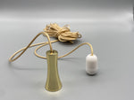 Gold Umbrella Acorn with 1.5meter Gold Cord & Plastic Connector-Curtains Supplies Direct
