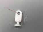 Carriers for Standard Curtain Tracks Long Neck - 50pcs-Curtains Supplies Direct