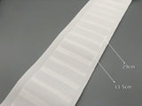 Pinch Pleat Curtain Heading Tape - White - 100mm (4" inch) - 10meter-Curtains Supplies Direct