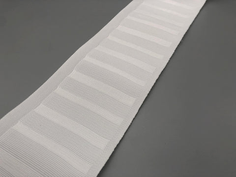 Pinch Pleat Curtain Heading Tape - White - 100mm (4" inch) - 10meter-Curtains Supplies Direct