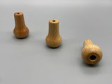Vase Model Acorn - Natural Wood - Pack of 3-Curtains Supplies Direct