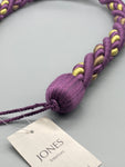 Pair of Purple Twisted Contemporary Tie Backs - by Jones® - Pair - Curtains Supplies Direct