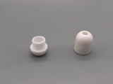 White Connecting Acorn - Cord Joiner - Screw Type - Pack of 5-Curtains Supplies Direct