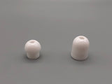 White Connecting Acorn - Cord Joiner - Screw Type - Pack of 5-Curtains Supplies Direct