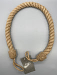 Pair of Jute Twisted Contemporary Tie Backs - by Jones® - Pair - Curtains Supplies Direct