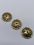 Rosaline Golden Tie Back Hook - Metal - Pack of 4-Curtains Supplies Direct