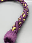 Pair of Purple Twisted Contemporary Tie Backs - by Jones® - Pair - Curtains Supplies Direct