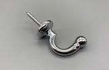 Chrome Plated Tie Back Hook - Large - Pack of 4-Curtains Supplies Direct