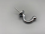 Chrome Plated Tie Back Hook - Large - Pack of 4-Curtains Supplies Direct