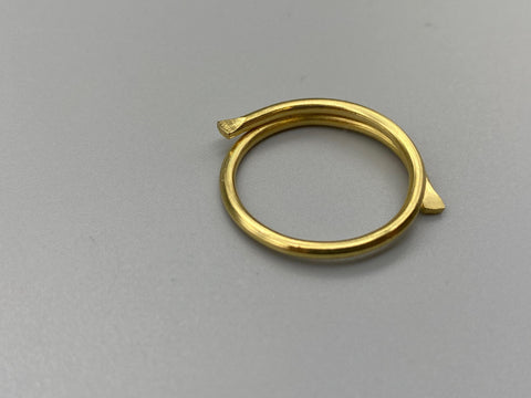 Gold Split Rings - 22mm Inner Diameter - Pack of 50-Curtains Supplies Direct