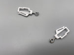 End Stop/ Track End Cap With Eyelet - Harrison Whiteline Track Compatible - Pack 4-Curtains Supplies Direct