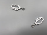 End Stop/ Track End Cap With Eyelet - Harrison Whiteline Track Compatible - Pack 4-Curtains Supplies Direct