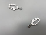 End Stop/ Track End Cap With Eyelet - Harrison Whiteline Track Compatible - Pack 4-Curtains Supplies Direct