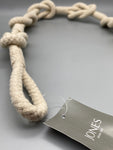 Pair of Coastal Shanklin Rope Tie Band Cotton / Tie Backs - by Jones® - Pair - Curtains Supplies Direct