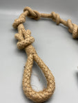 Pair of Coastal Shanklin Rope Tie Band Jute / Tie Backs - by Jones® - Pair - Curtains Supplies Direct